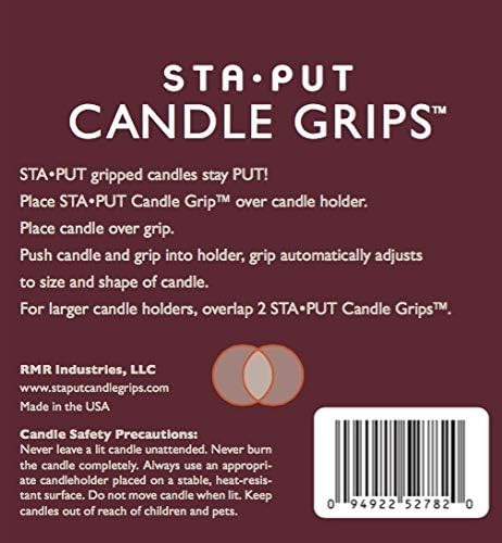 8 Pack Non Slip Candle Grips for Holders