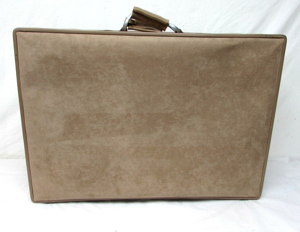 Vintage Hartmann suitcase luggage with name etched