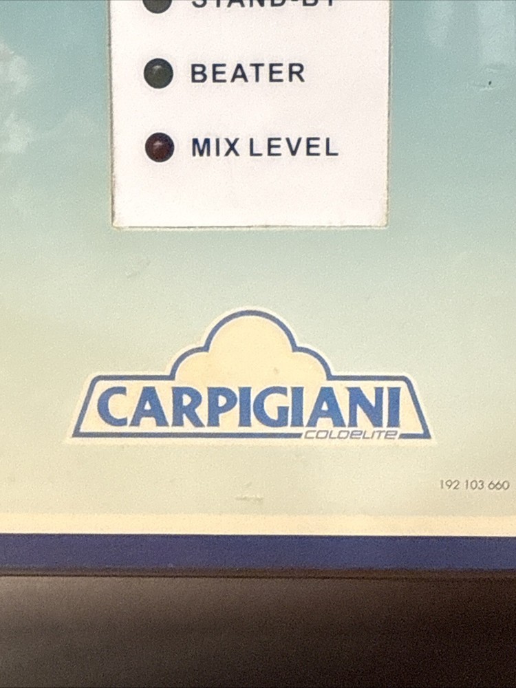 Carpigiani 263 Soft Serve Single Phase Water Cooled Ice Cream Machine