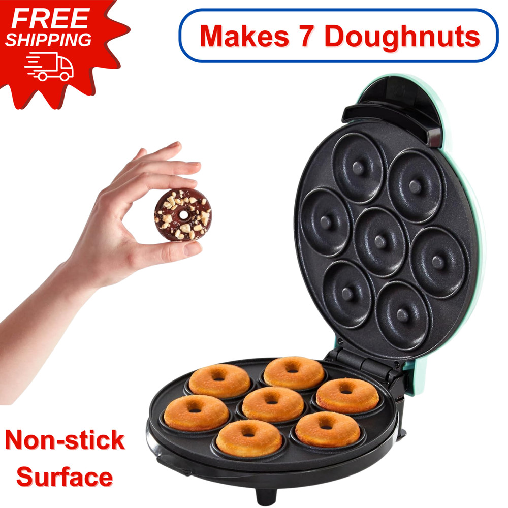 DASH Mini Donut Maker Machine for Kid-Friendly Breakfast, Snack, Non-stick Metal