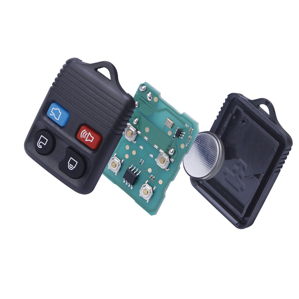 2Pcs Key Fob 4 Button Keyless Entry Remote Control for Ford Explorer 2000-2013