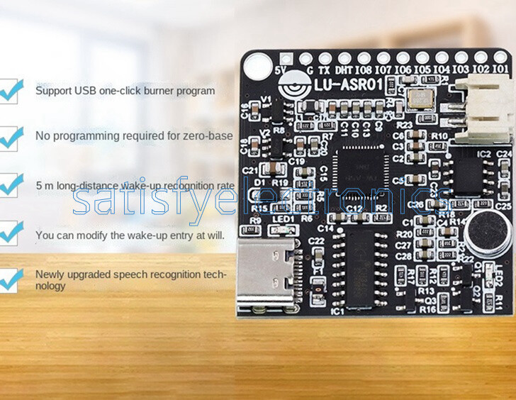 Intelligent Voice Recognition Module Voice Board VRM LD3320 Upgrade Version ASR