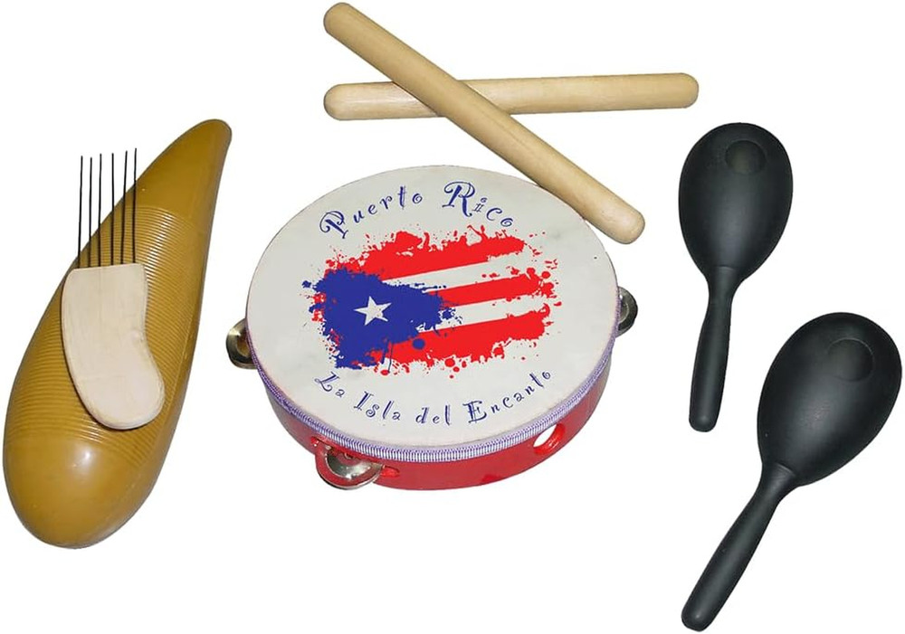 Parranda Kit with Puerto Rico Flag