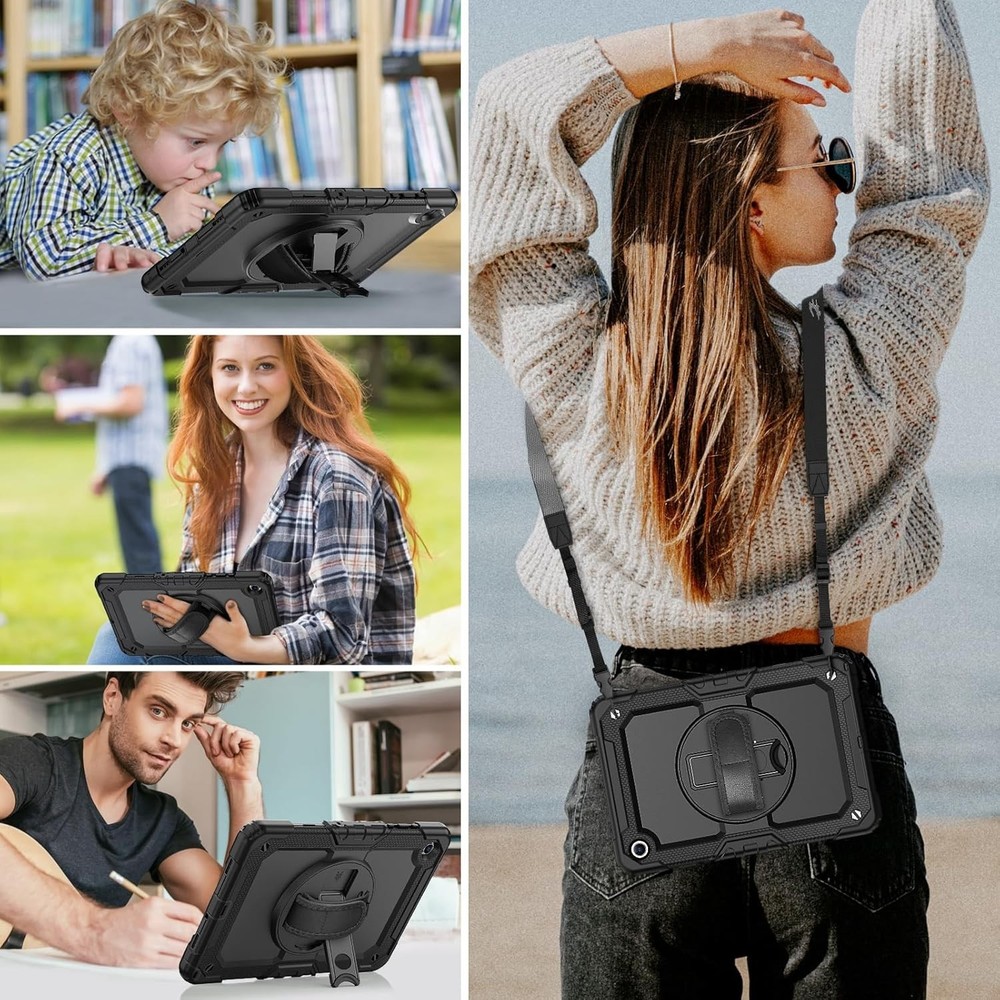 For NEW Samsung Galaxy Tab A11 Plus /A11+/A9 Plus/A9+ Protective Case With Strap