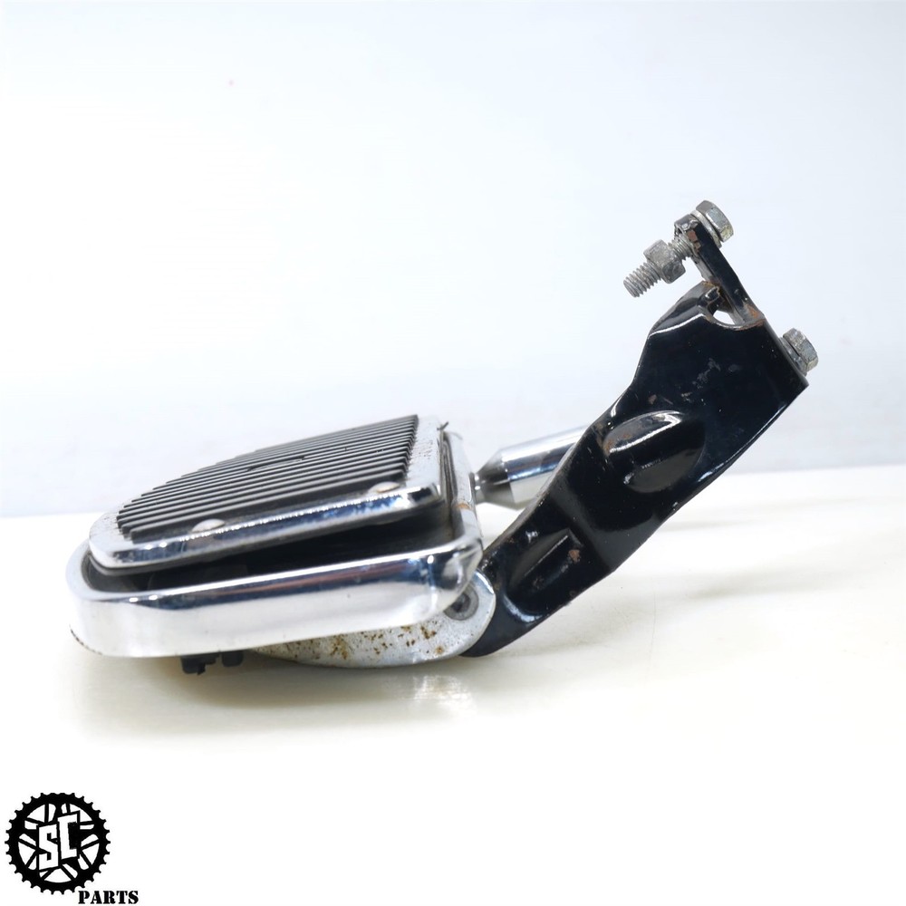1999 HARLEY SOFTAIL FATBOY LEFT FLOOR BOARD CHROME AND RUBBER