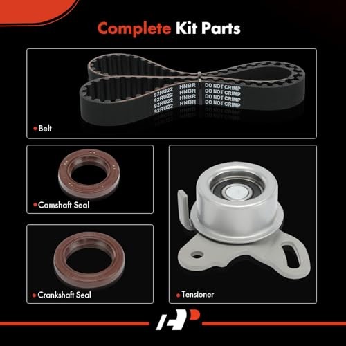 Engine Timing Belt Kit Compatible with Dodge Colt 1992-1995 & Eagle Summit