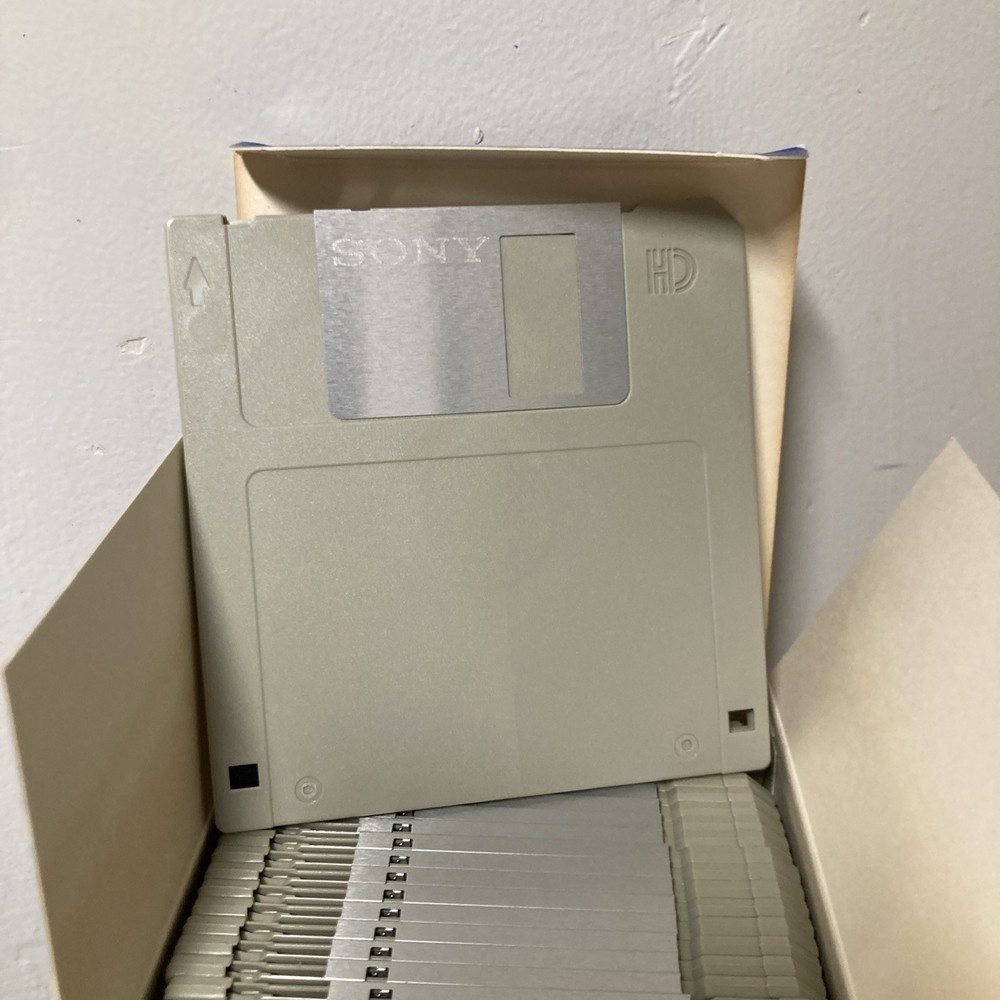 (22) Sony HD IBM Formatted MFD 2 Micro Floppy Disk Double Sided 22 Pack 2HD 3.5
