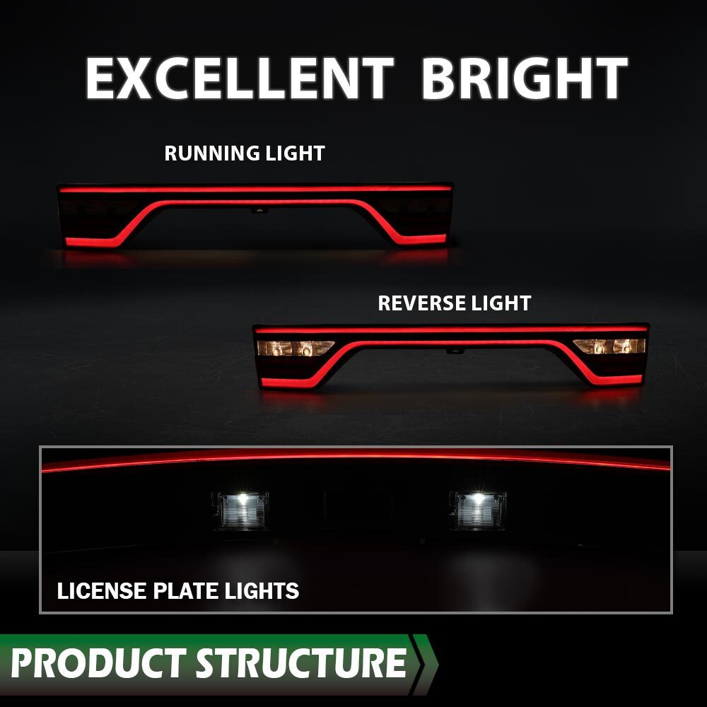 68453659AA Tail Light For 2014-2022 Dodge Durango Liftgate Lamp w/ Camera Hole