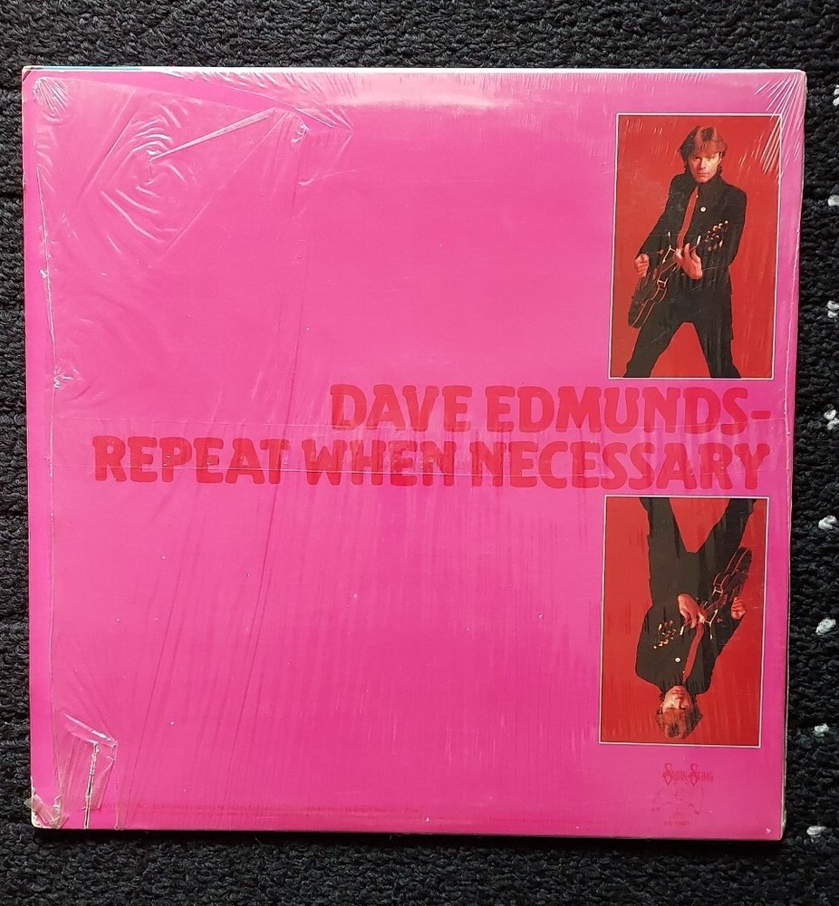Dave Edmunds vinyl " Repeat When Necessary " 1979 Swan Song Label