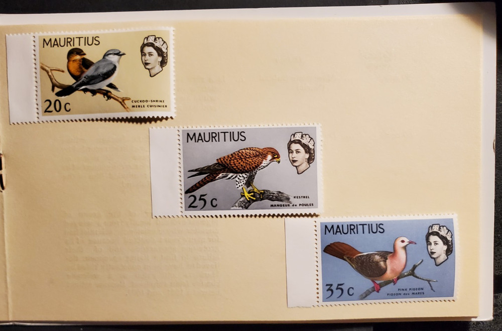 Mauritius Postage Stamp Booklet - Birds 1965 Complete Never Hinged