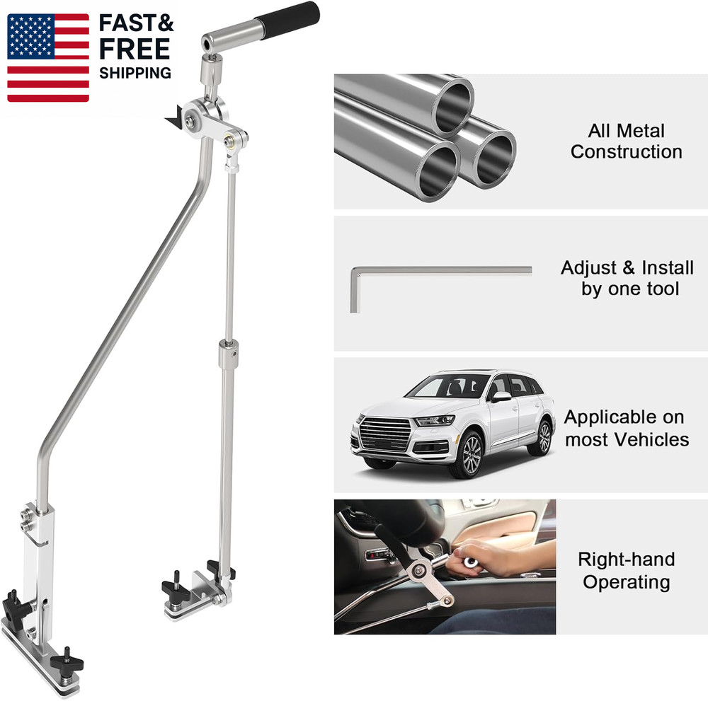 Hand Controls for Disabled Drivers New Model Push and Updated Brake Clamp Pull A