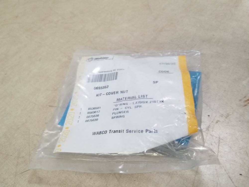Wabtec Cover Nut Kit 0693352