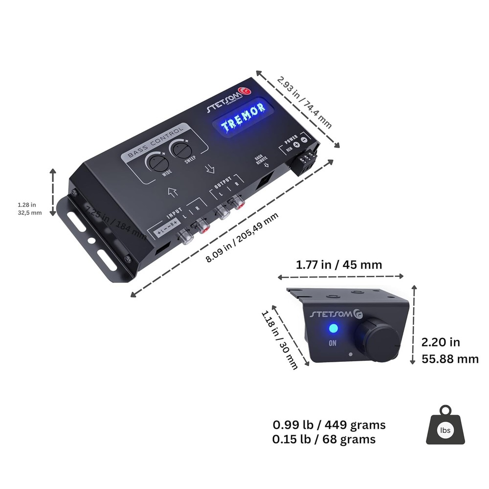 Stetsom Tremor STT42 - Digital Bass Restoration Processor
