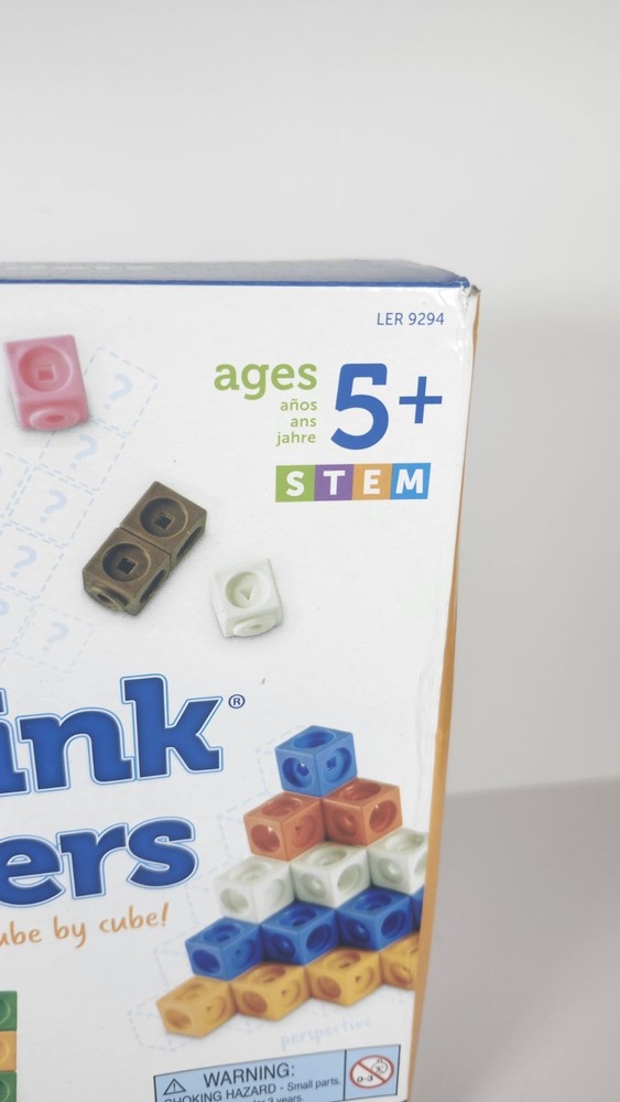 STEM Explorers Mathlink Builders Set 100 Linking Cubes Ages 5+ Learning Resource