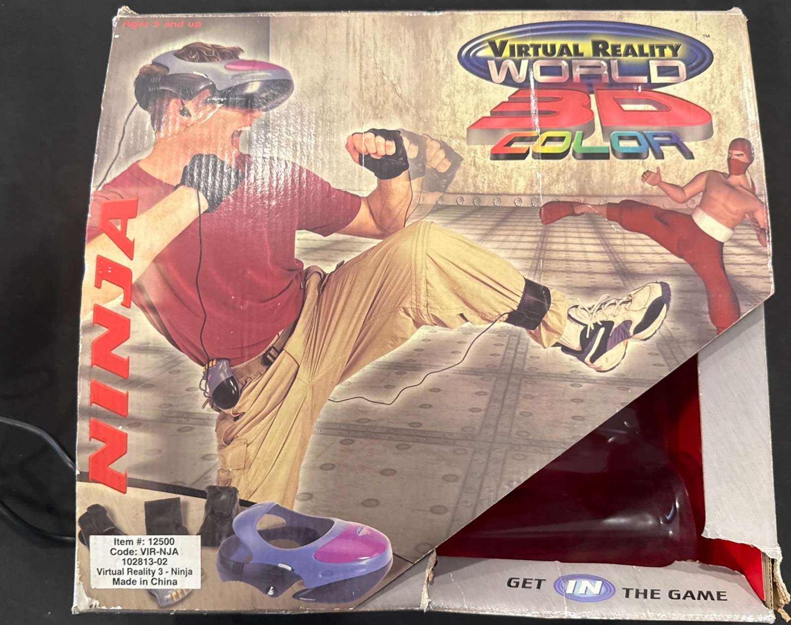 Virtual Reality Ninja 3D Colored Manley Toy Question