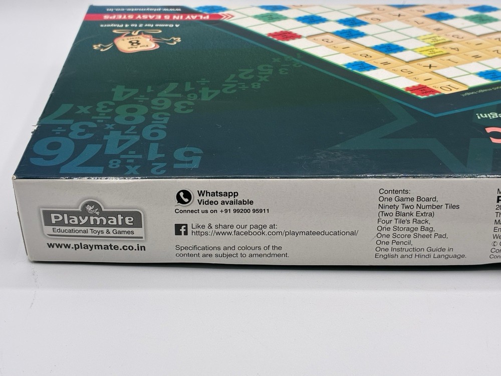 Playmate Math+a-Magic Educational Board Game Equation Puzzle- Hindi Instructions