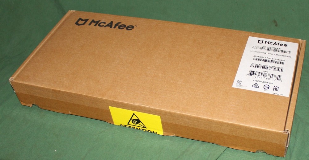 McAfee Passive FailOpen Bypass Kit, IAC-AF85062-KT1, have 2