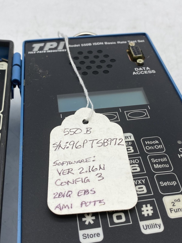 Tele-Path Industries Model 550B ISDN Basic Rate Test Set Portable 96PTSB972