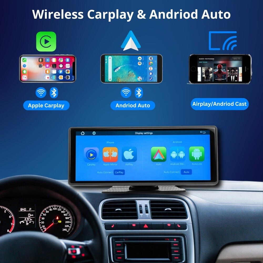Belva NDASH10 Dash Mount CarPlay and Android Touchscreen