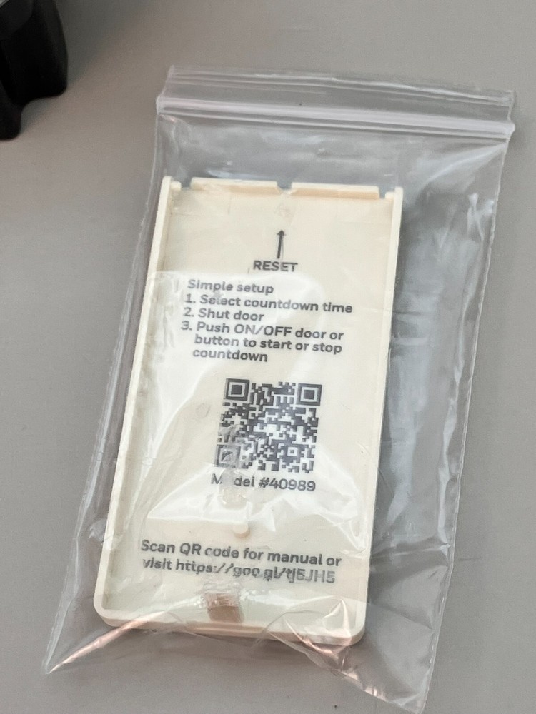 Honeywell 40989 In-wall Push-button Countdown Timer