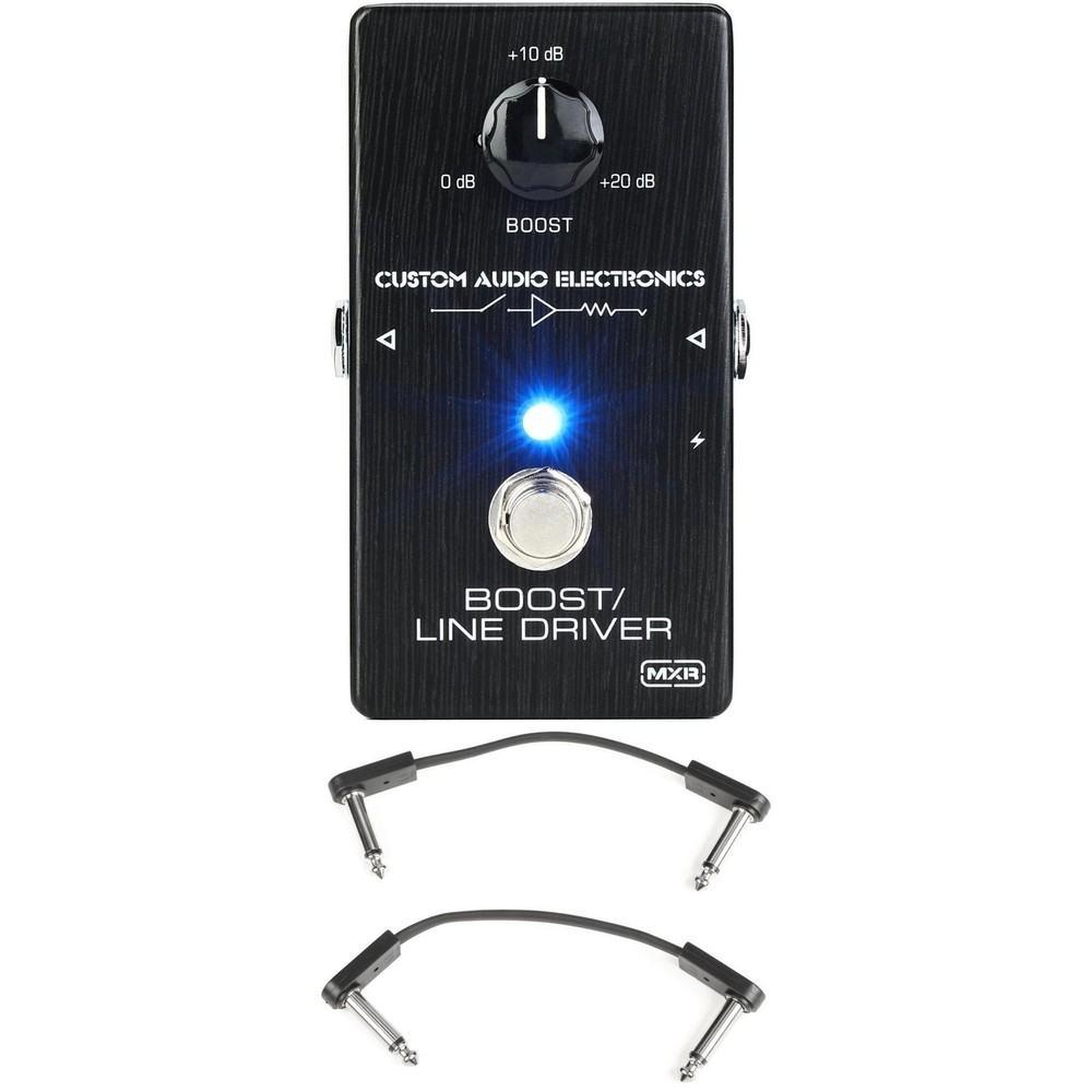 MXR MC401 CAE Boost/Line Driver Pedal with EBS Patch Cables