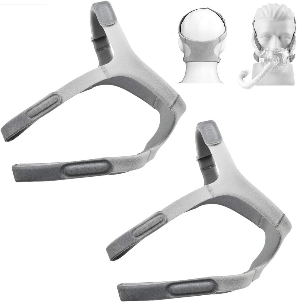 Amara View Headgear, 2-Pack Replacement CPAP Headgear Strap for Grey