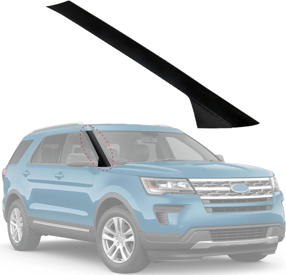 11-19 Ford Explorer Front Molding Windshield Outer Trim Right Passenger Side