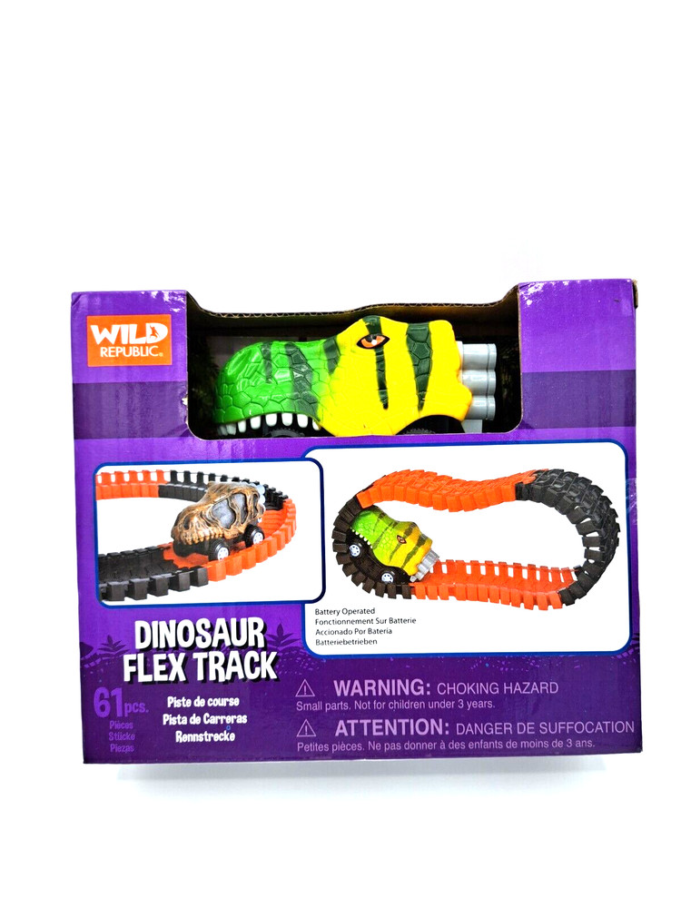 Wild Republic Dinosaur Flex Track 61 pcs NEW