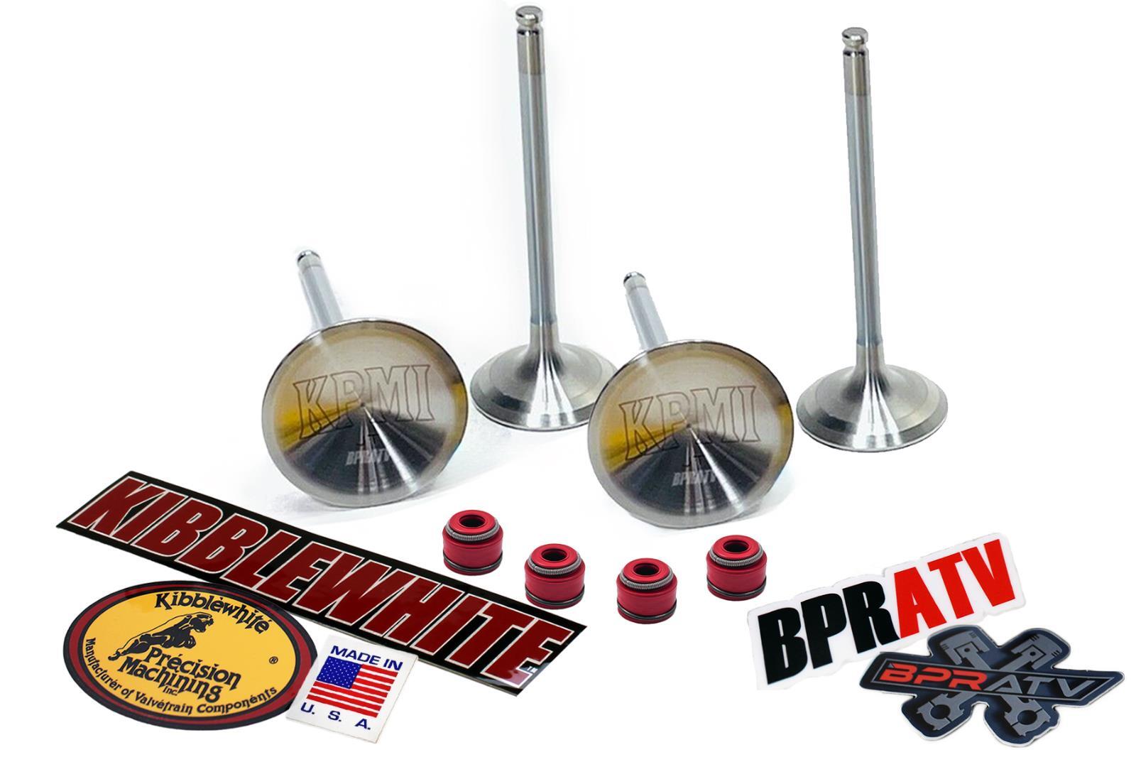 YFZ450 04-13 YFZ450R 09-25 KPMI Valve Kit Intake Exhaust Stainless Red Seals OEM