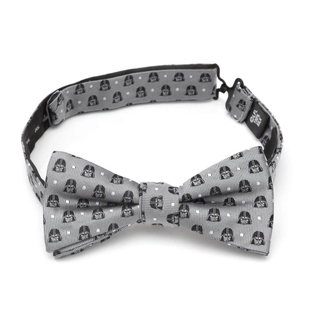 Star Wars Darth Vader Gray Polka Dot Bow Tie