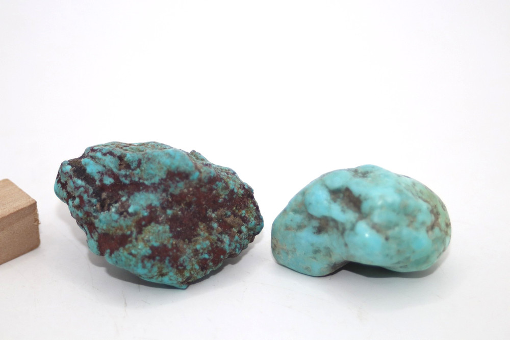 Arizona Turquoise Rough- 35.05 grams. stabilized.