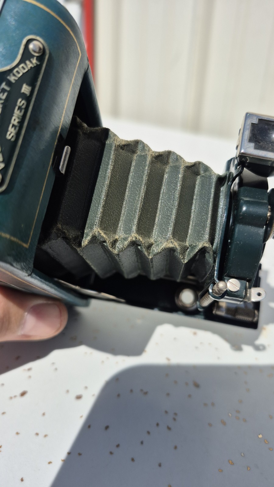 Kodak Eastman Blue Vest Pocket III Folding Bellows Camera