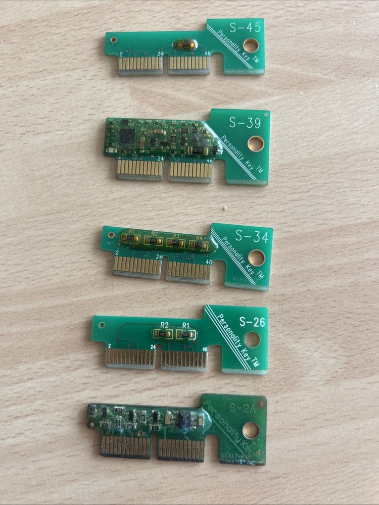 Snap On 5 x  Diagnostic Personality Keys Solus Pro Multi vehicle coms Ref K74