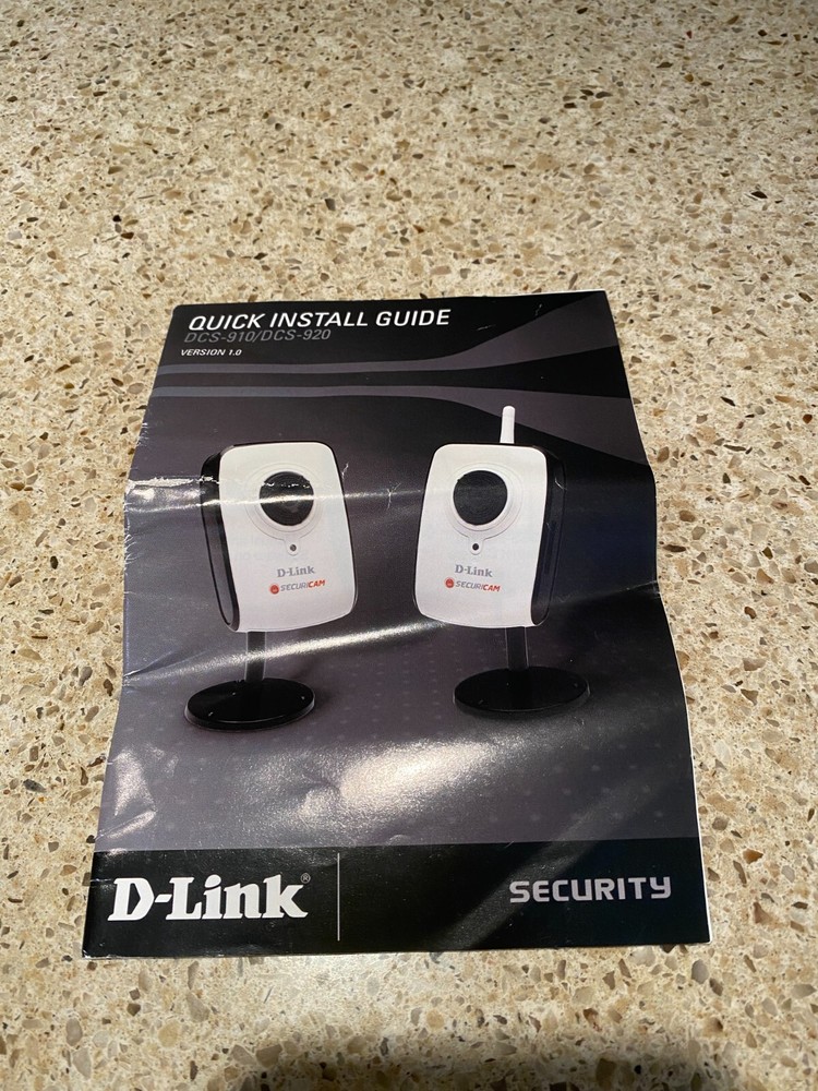 D-Link DCS-920 Wireless Security System Wireless G Internet Camera Open Box Only
