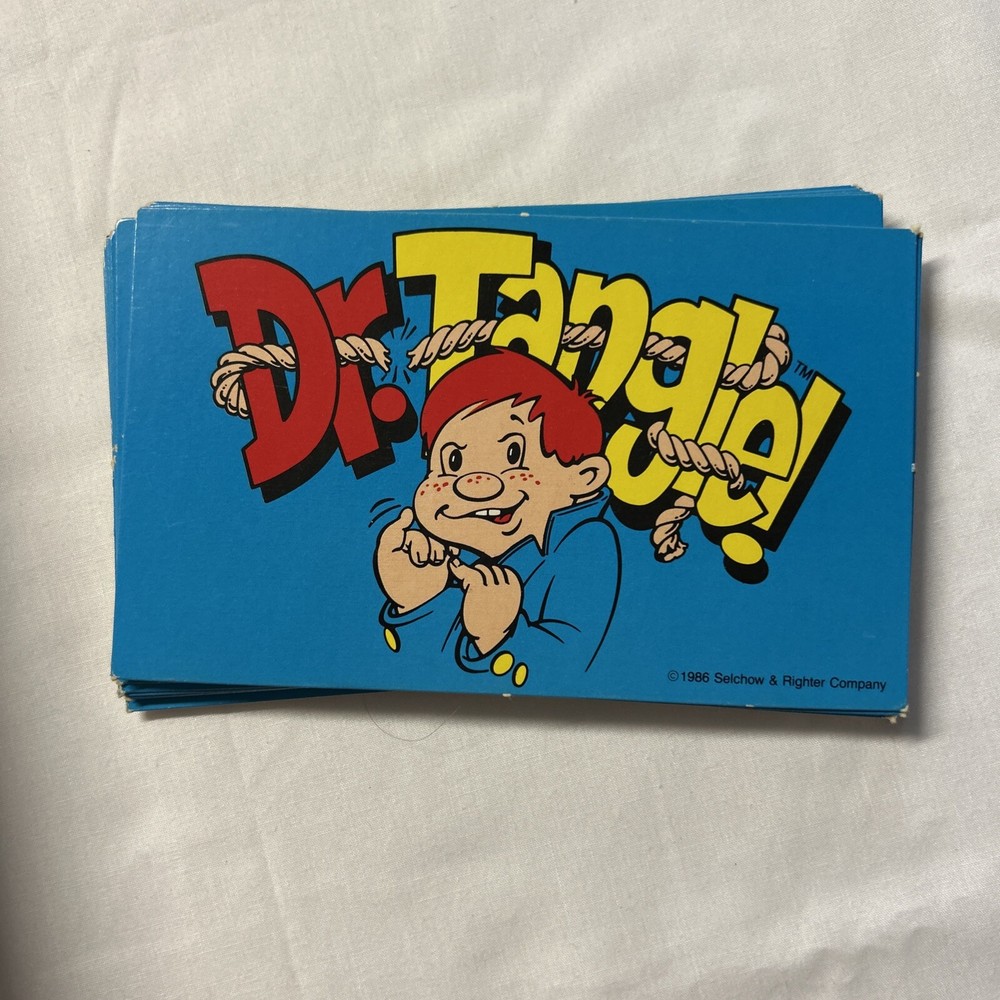 Dr. Tangle Board Game - Selchow & Righter - 1987 - Pre-owned