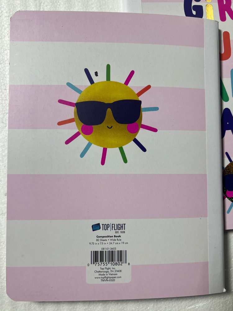 2 Composition Notebook College RULED 80 Sheet 2 PCS NEW!