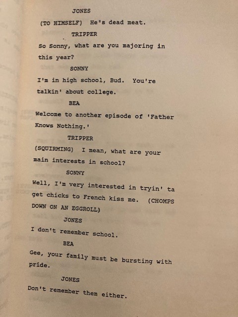 1988 Universal Studios "Flipside" Pilot Episode Script Don Johnson Producer