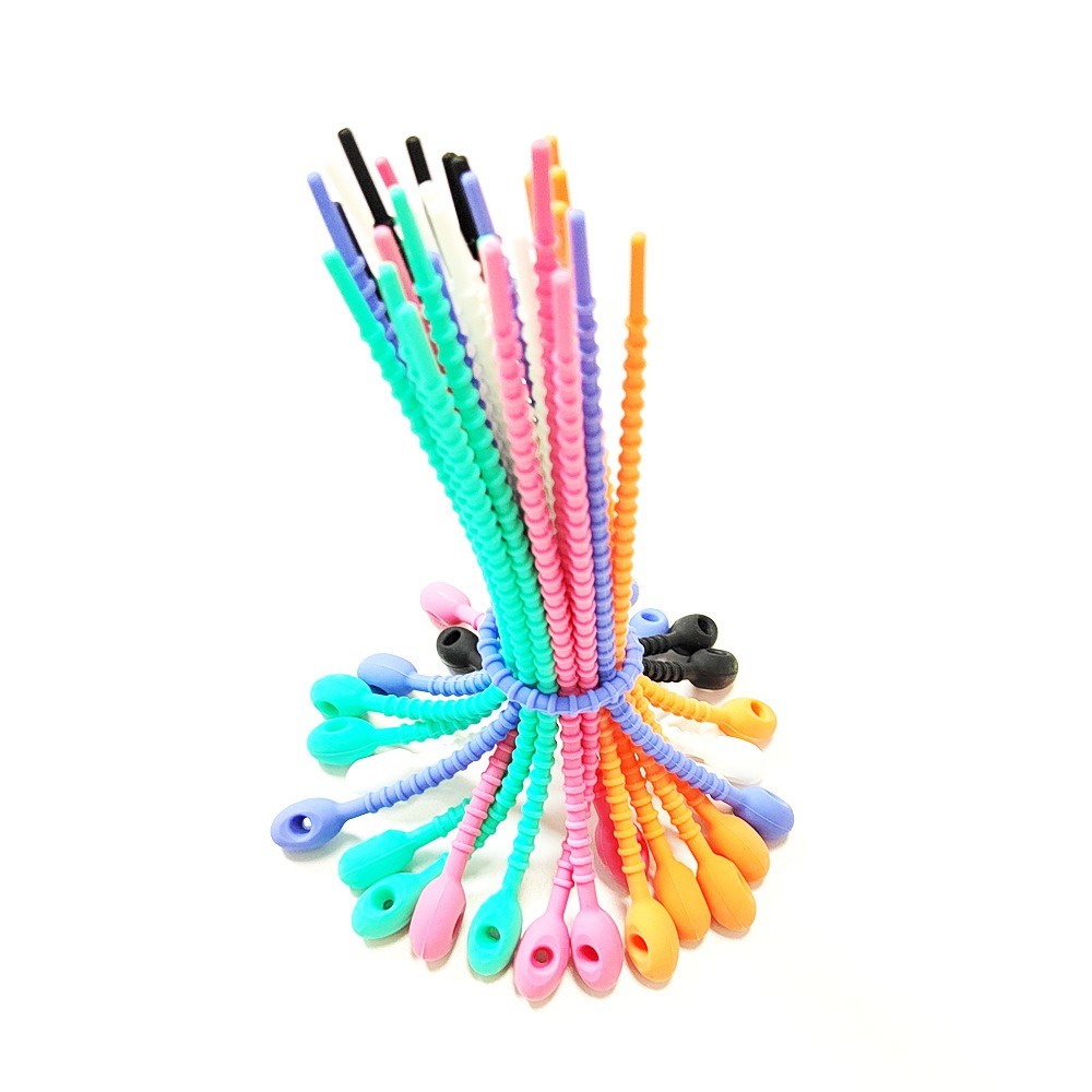 Multi Functional Cable Tie Suitable For Data Cables And Home Organizers 4pcs