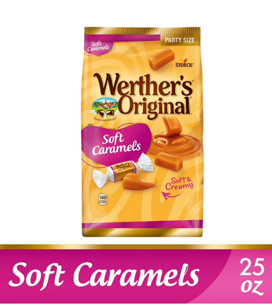 Werther's Original Soft Caramel Candy, 25 oz