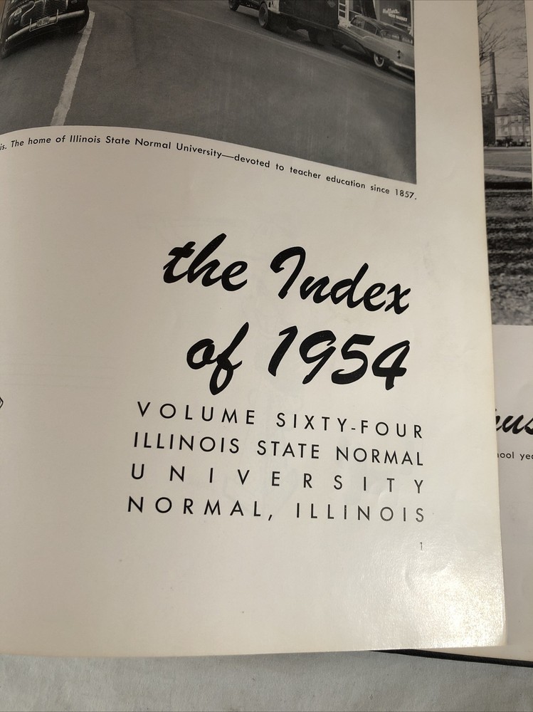 1954 Illinois State Normal University Year Book Yearbook