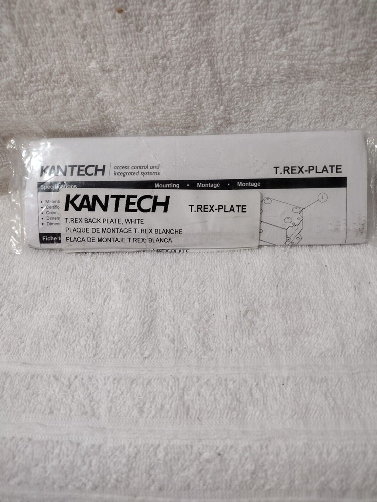Kantech /T.Rex-Plate /Back Plate /White/ Trex/ DN1544-0402