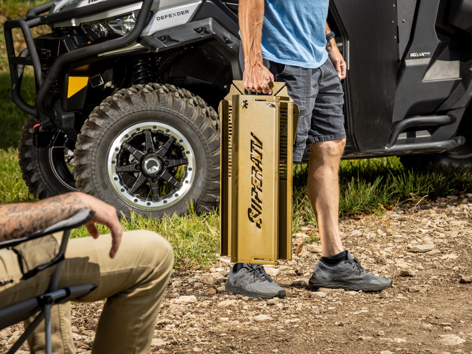 SuperATV Collapsible Fire Pit and Grill