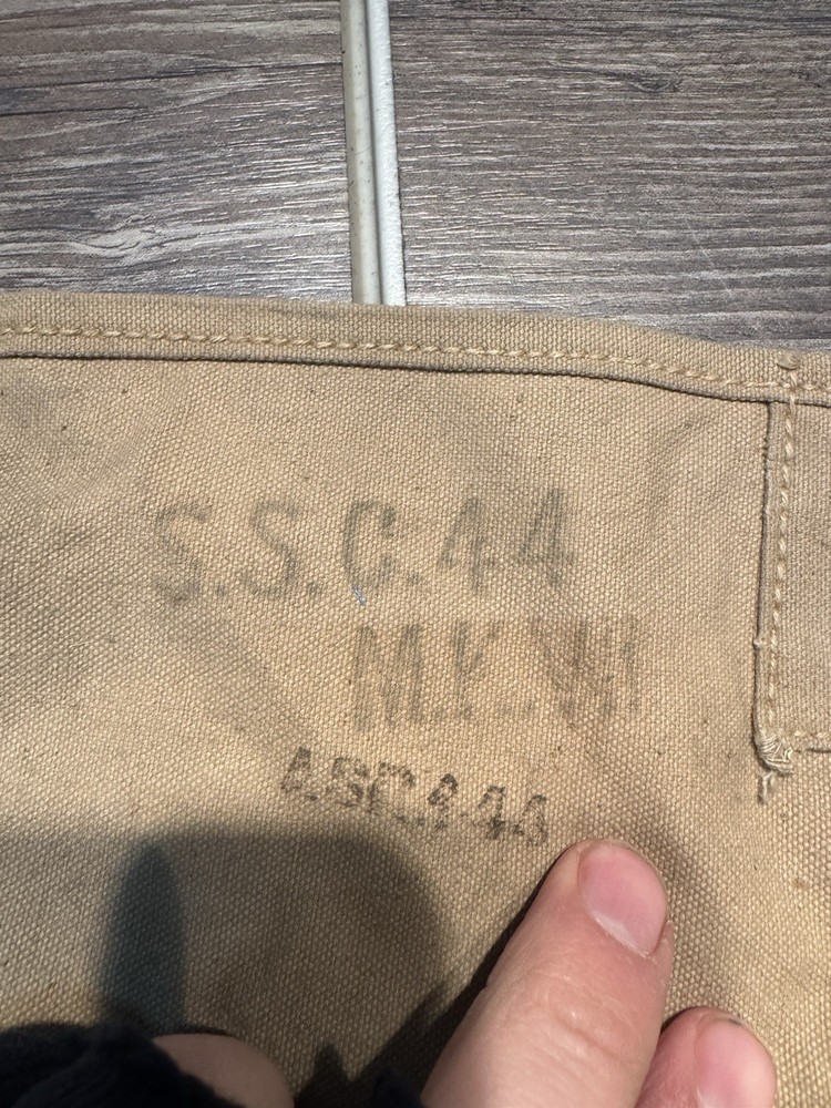 Vintage Army Canvas Shoulder Bag