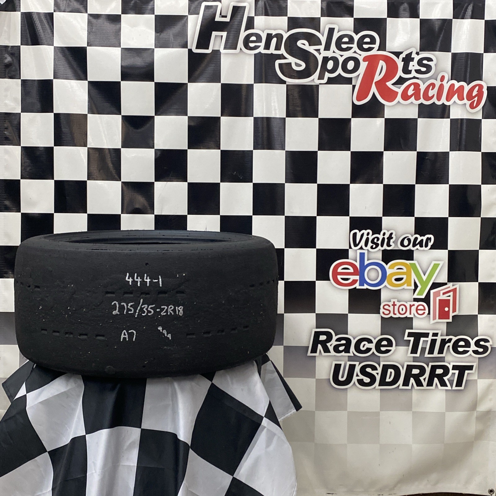 444-1 USDRRT HOOSIER DOT Road Race / Auto-X  Tire.      275/35  ZR18   A7