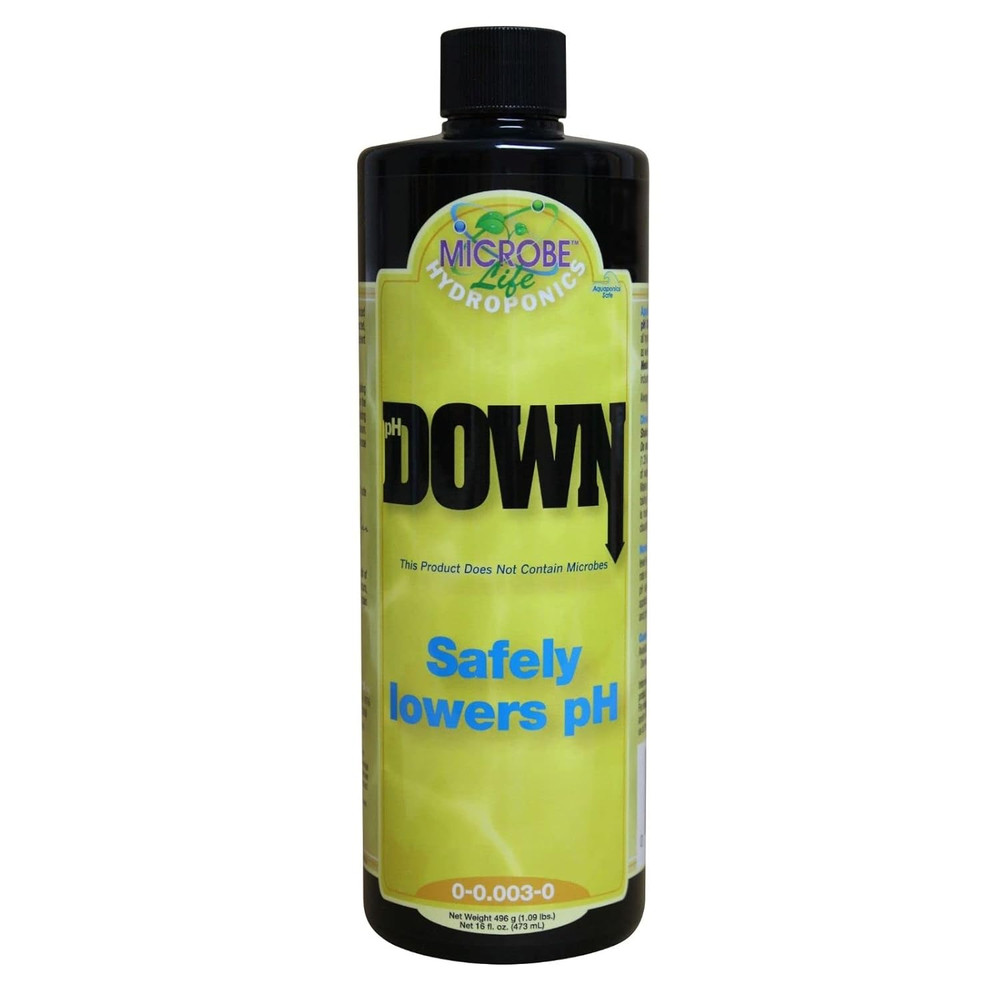 Premium PH Down Liquid for Hydroponics - Microbe Life Buffering Solution