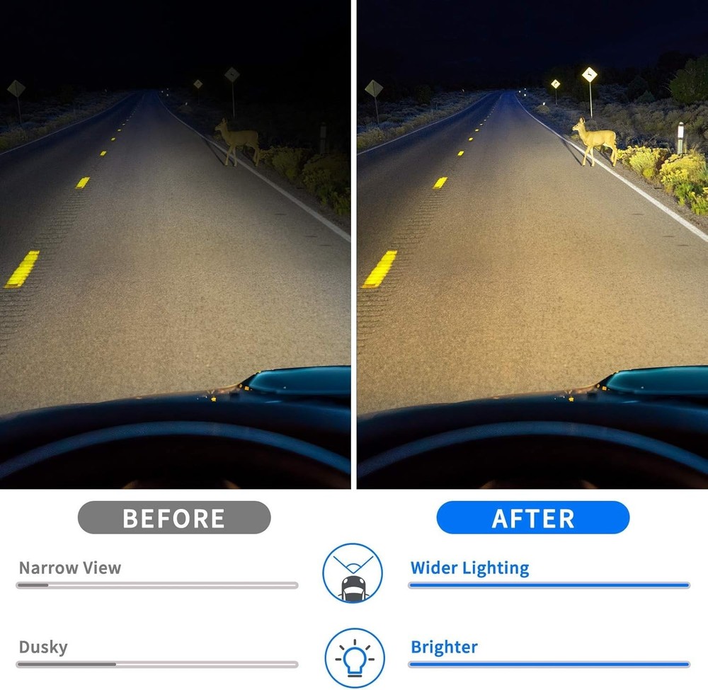 Headlight Assembly Compatible with 1998 1999 2000 Corolla Headlamps Replacement