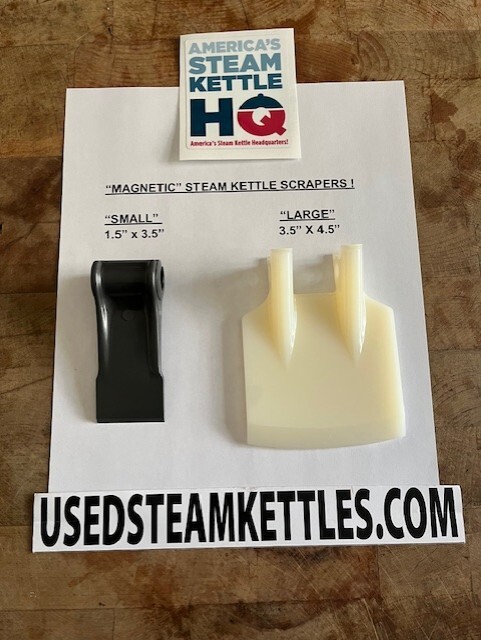 STEAM KETTLE SCRAPER BLADE, MAGNETIC.