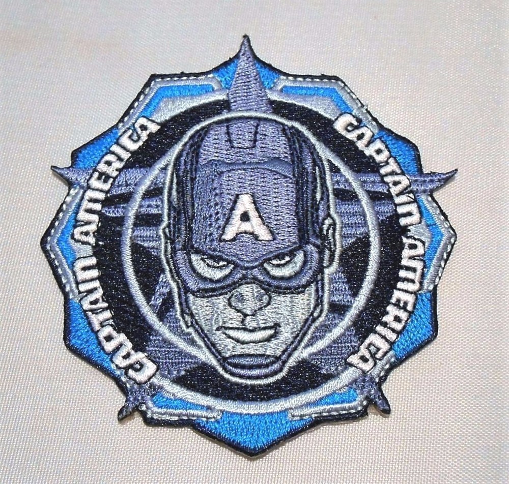 Captain America  PREMIUM EMBROIDERED PATCH 3.5"X 3.5 GREAT PATCH!!!