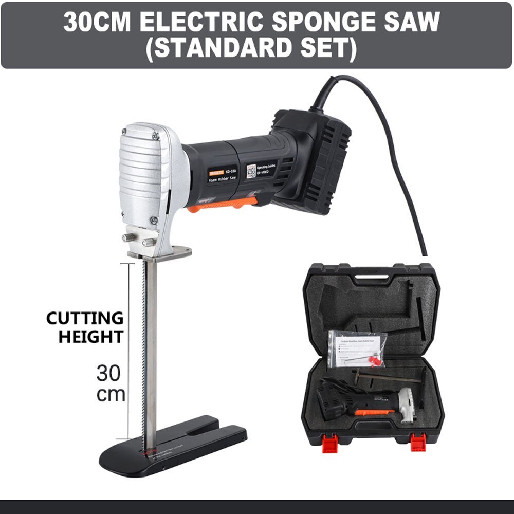 30cm Electric Sponge Saw Reciprocating Saw Sponge Scissors Cutting Machine