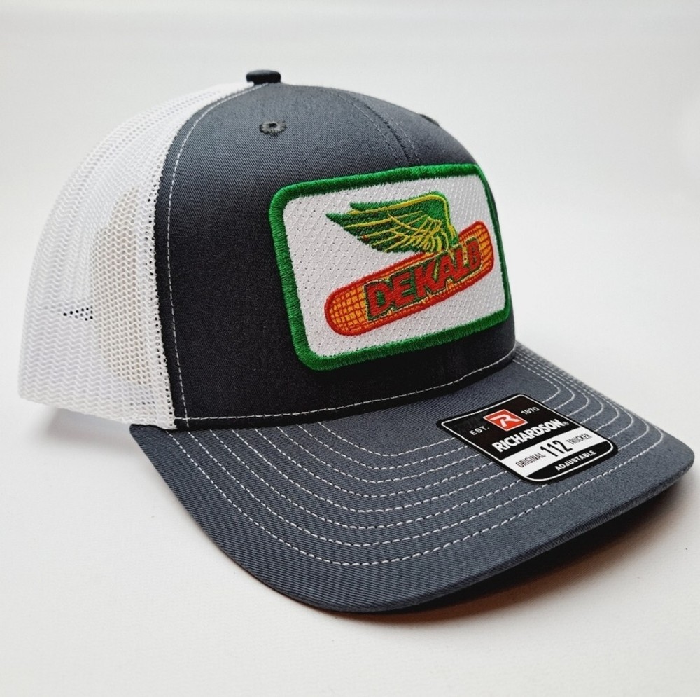 Dekalb Flying Corn Patch Richardson 112 Trucker Cap Hat Mesh Snapback Multicolor